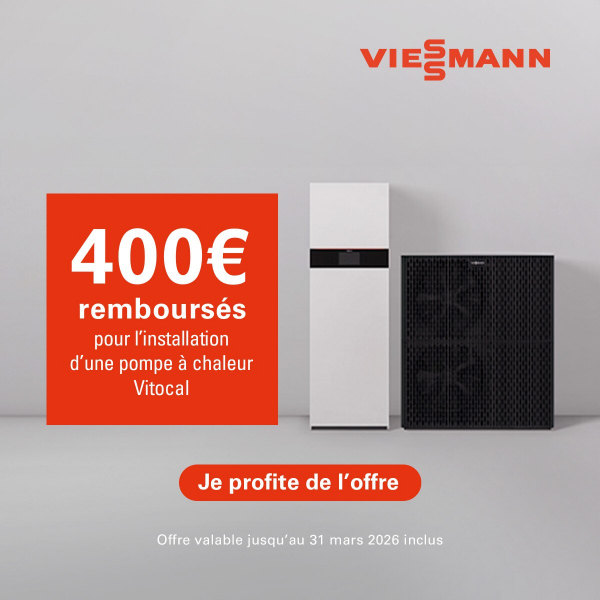 Offre de remboursement : pompe à chaleur